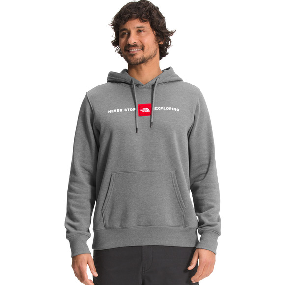The North Face Men's Gray NSE Drawcord Pullover Hoodie Sweatshirt - Picture 1 of 6